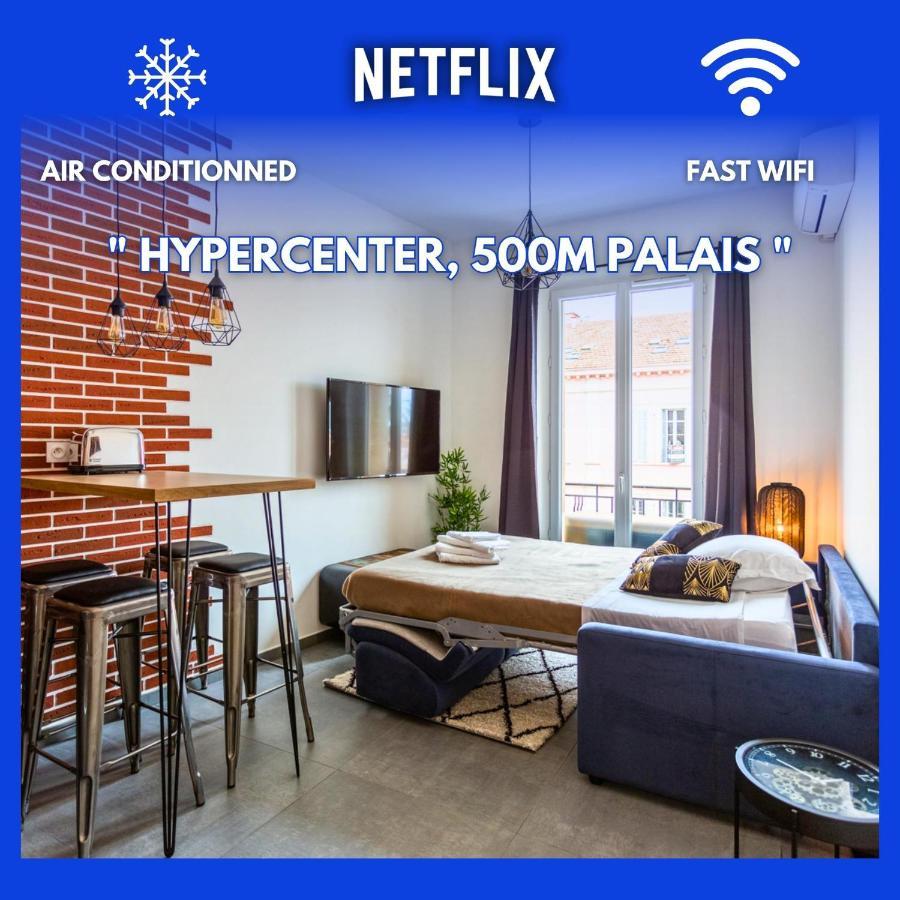 Relaxhome - Hypercentre - Clim - Netflix Cannes Exterior foto